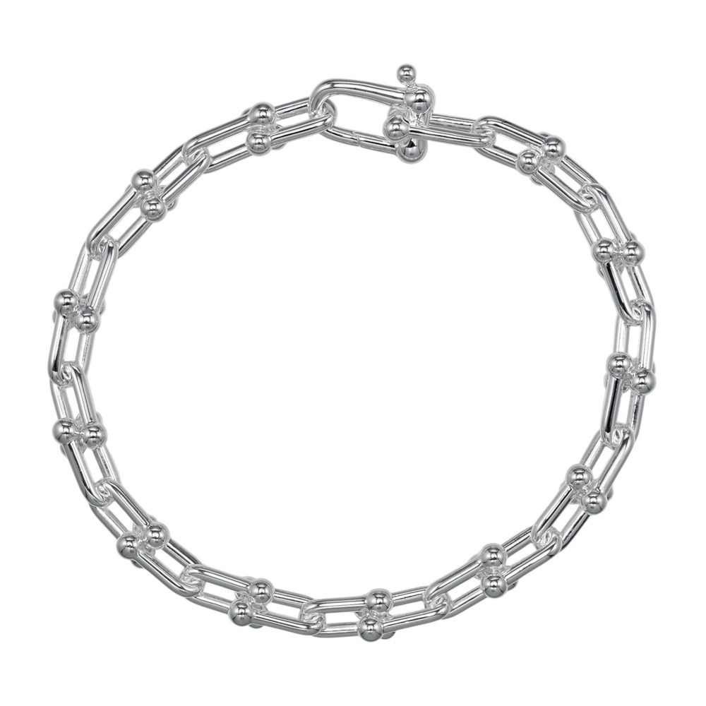 Tiffany HardWear Small Link Bracelet, wrist circumference approx. 17cm, 925 s...